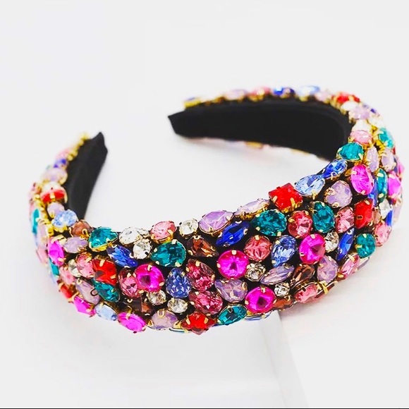Multi-Color Rhinestone Headband - Picture 1 of 1